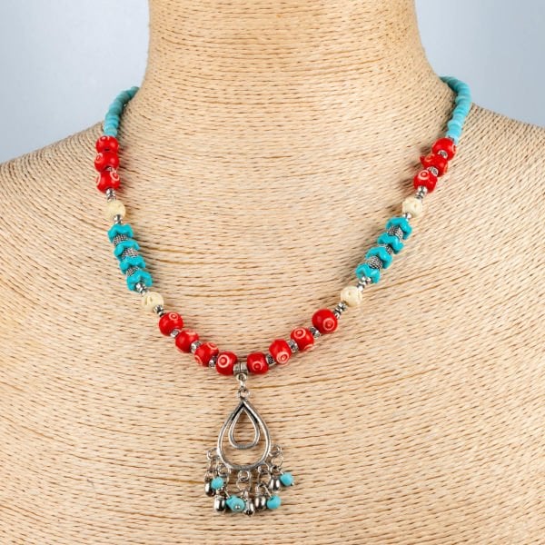 Etnik Doğal Taş Kolye