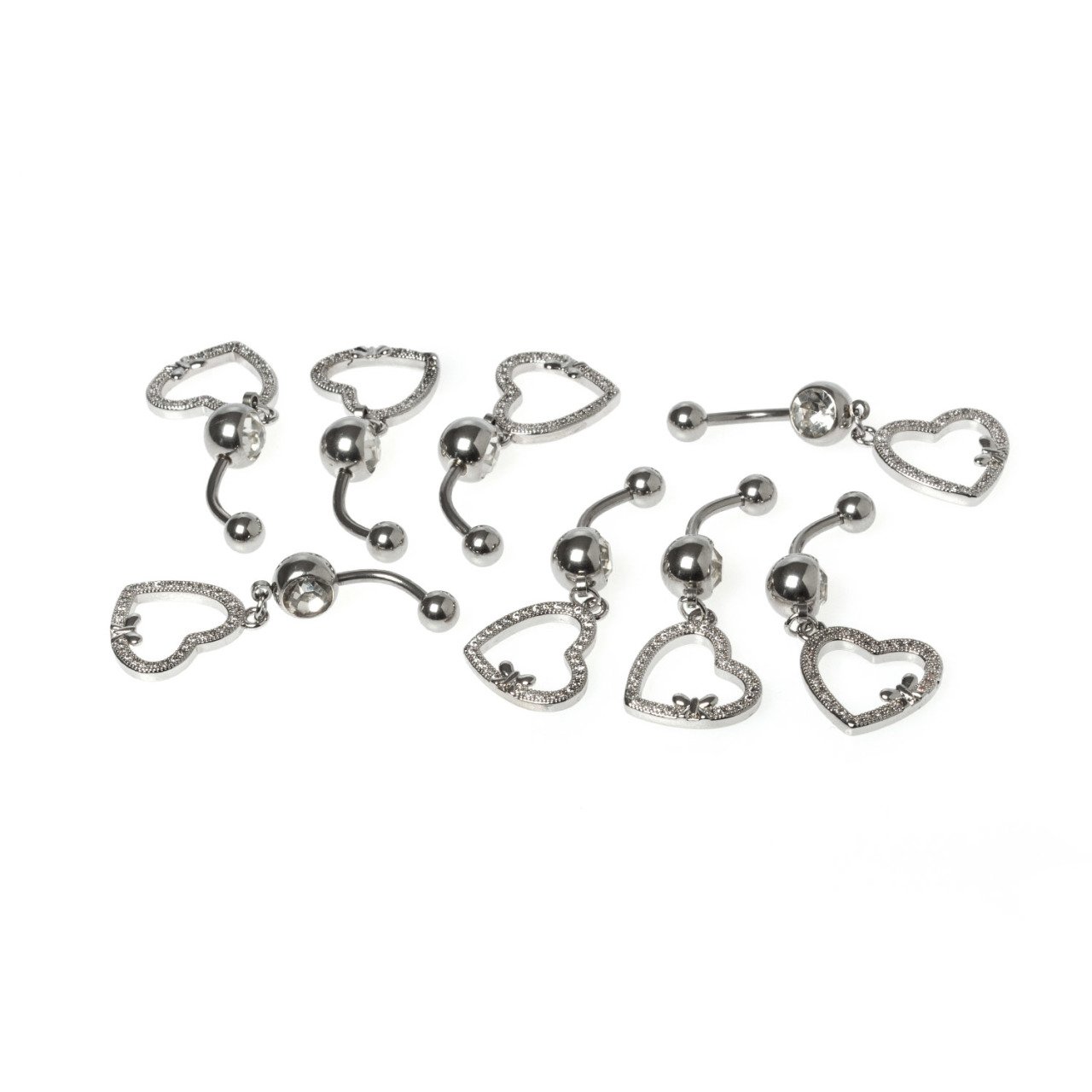 Piercing Göbek Kalp