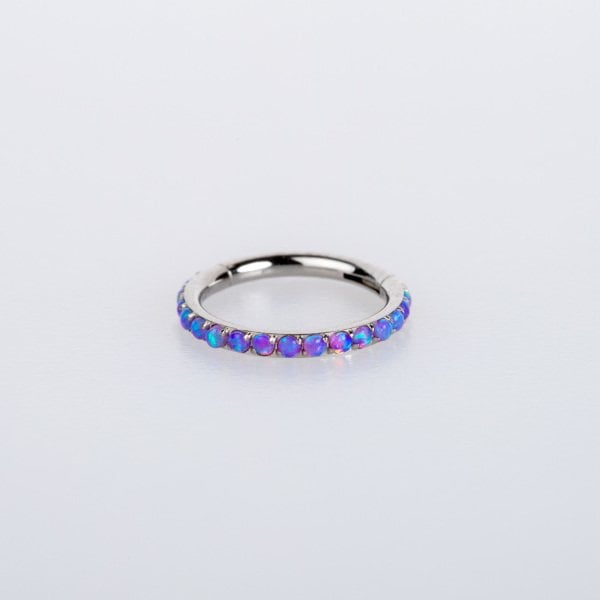 Piercing Titanyum Opal Halka