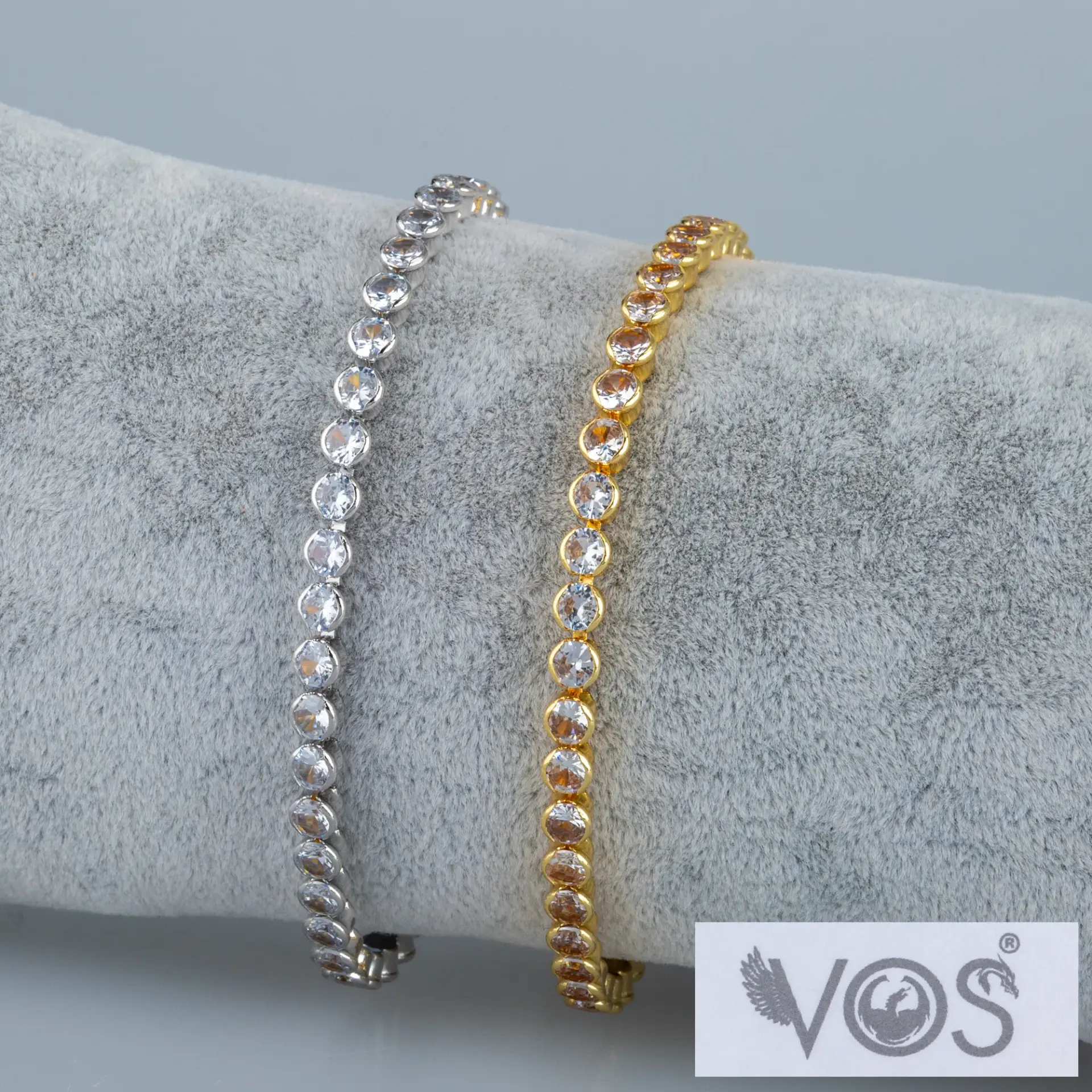 Vos Jewelry 14K Taşlı Zincir Bileklik
