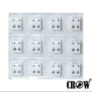 Toptan 316L Çelik Delim Küpesi 4mm Top 1 Paket 12 Çift.