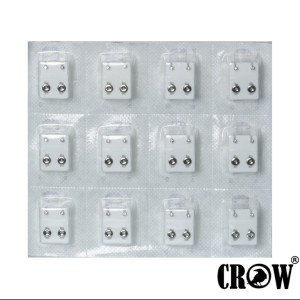 Delim Küpesi 3mm Taşlı 1 Paket 12 Çift