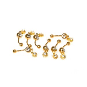 Piercing Göbek Taşlı