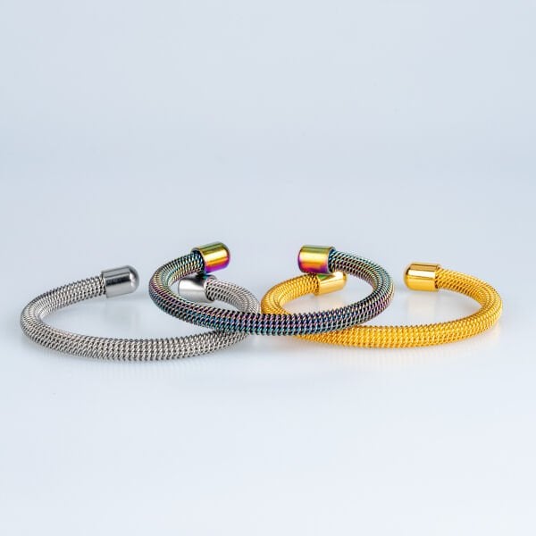 Steel Handcuff Bracelet 6mm
