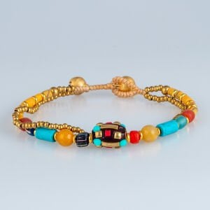 Etnik Doğal Taş Tibet Bileklik