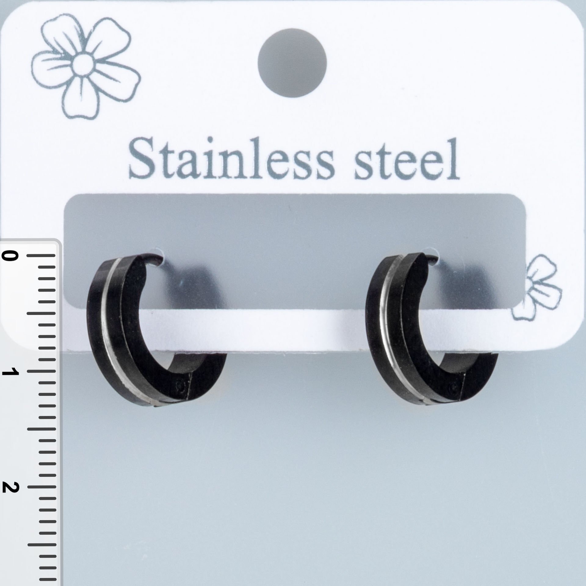 Steel Earrings - Pair