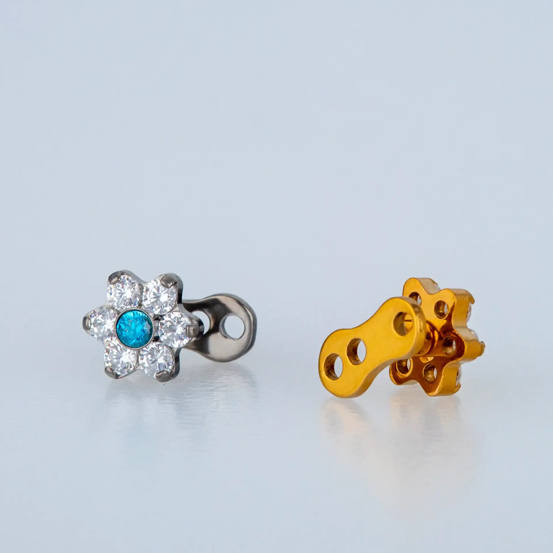 Piercing Titanyum Dermal Çiçek