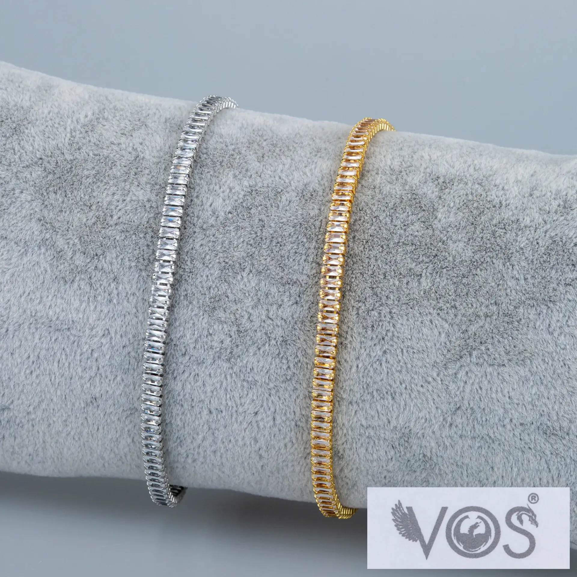 Vos Jewelry 14K Taşlı Zincir Bileklik