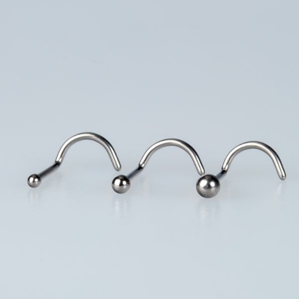 Piercing Titanyum Hızma Kalınlık 0.8mm Top Boyu 1.5mm