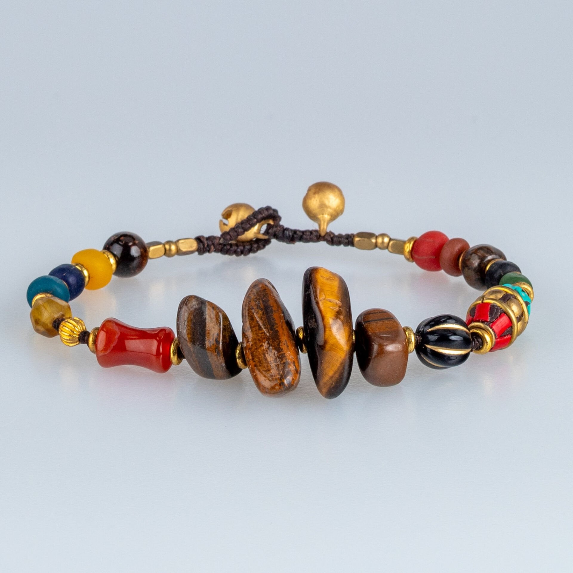 Etnik Doğal Taş Tibet Bileklik