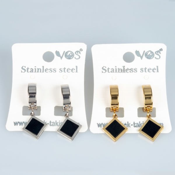 Steel Earrings - Pair