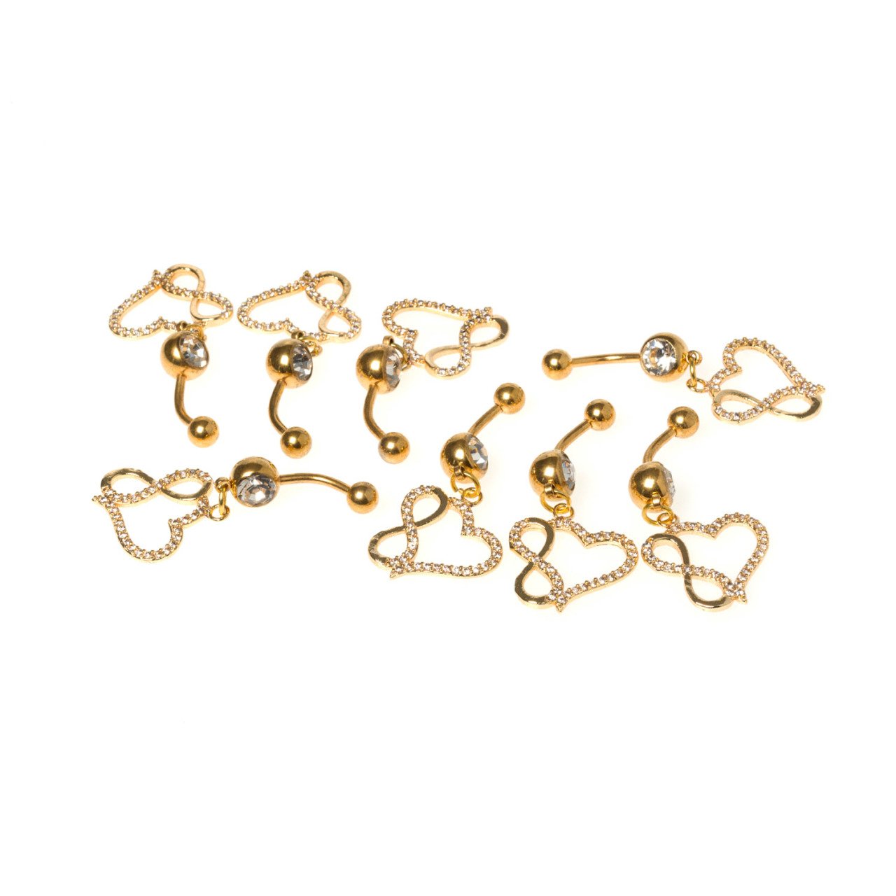 Piercing Göbek Sonsuz Kalp