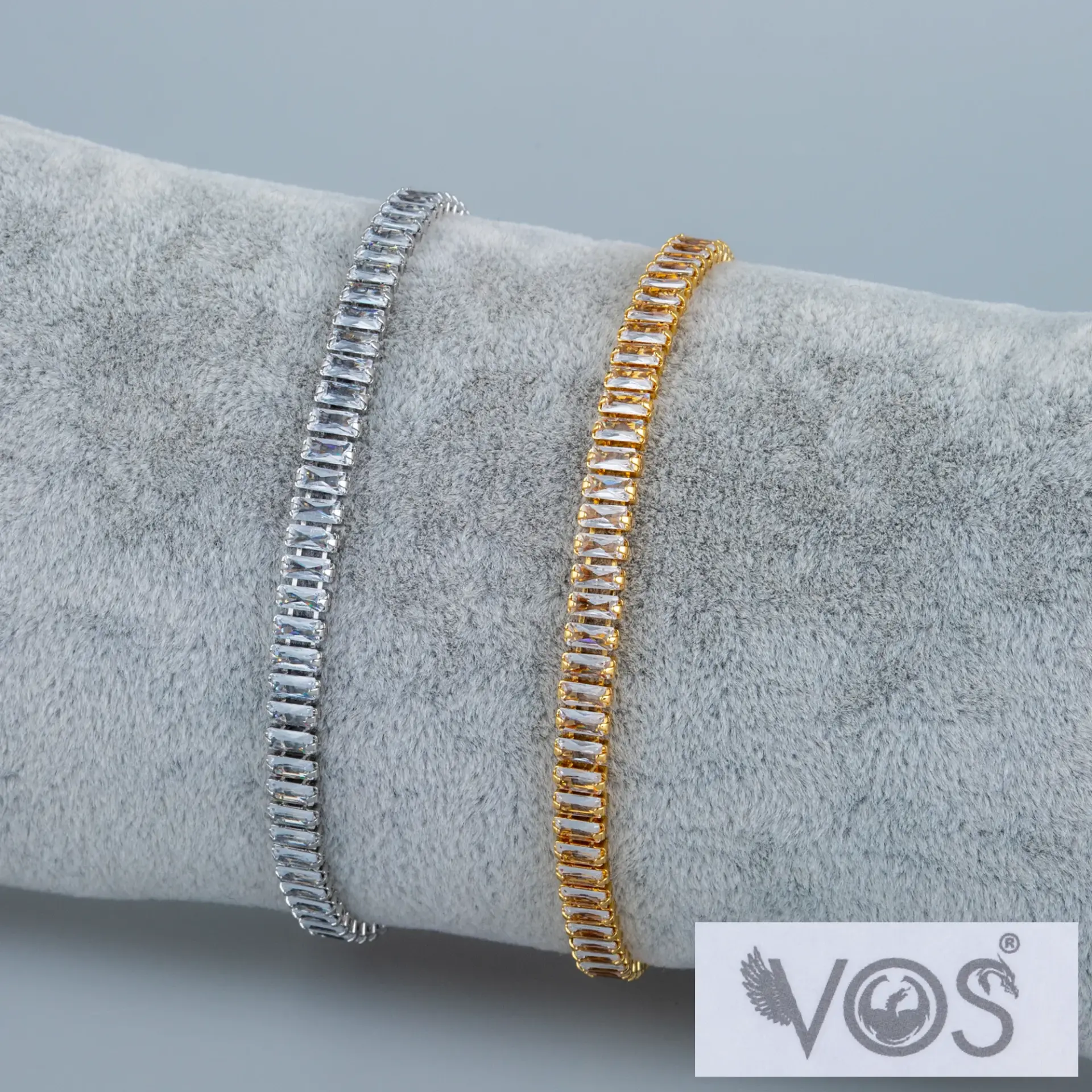 Vos Jewelry 14K Taşlı Zincir Bileklik