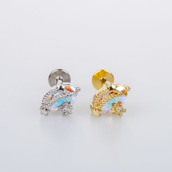 Piercing Tragus Gökyüzü Işıltısı