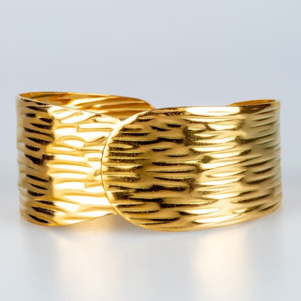 Kadın Çelik Kelepçe Bileklik