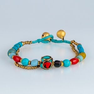 Etnik Doğal Taş Tibet Bileklik