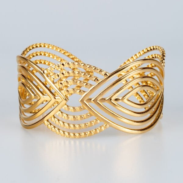 Kadın Çelik Kelepçe Bileklik