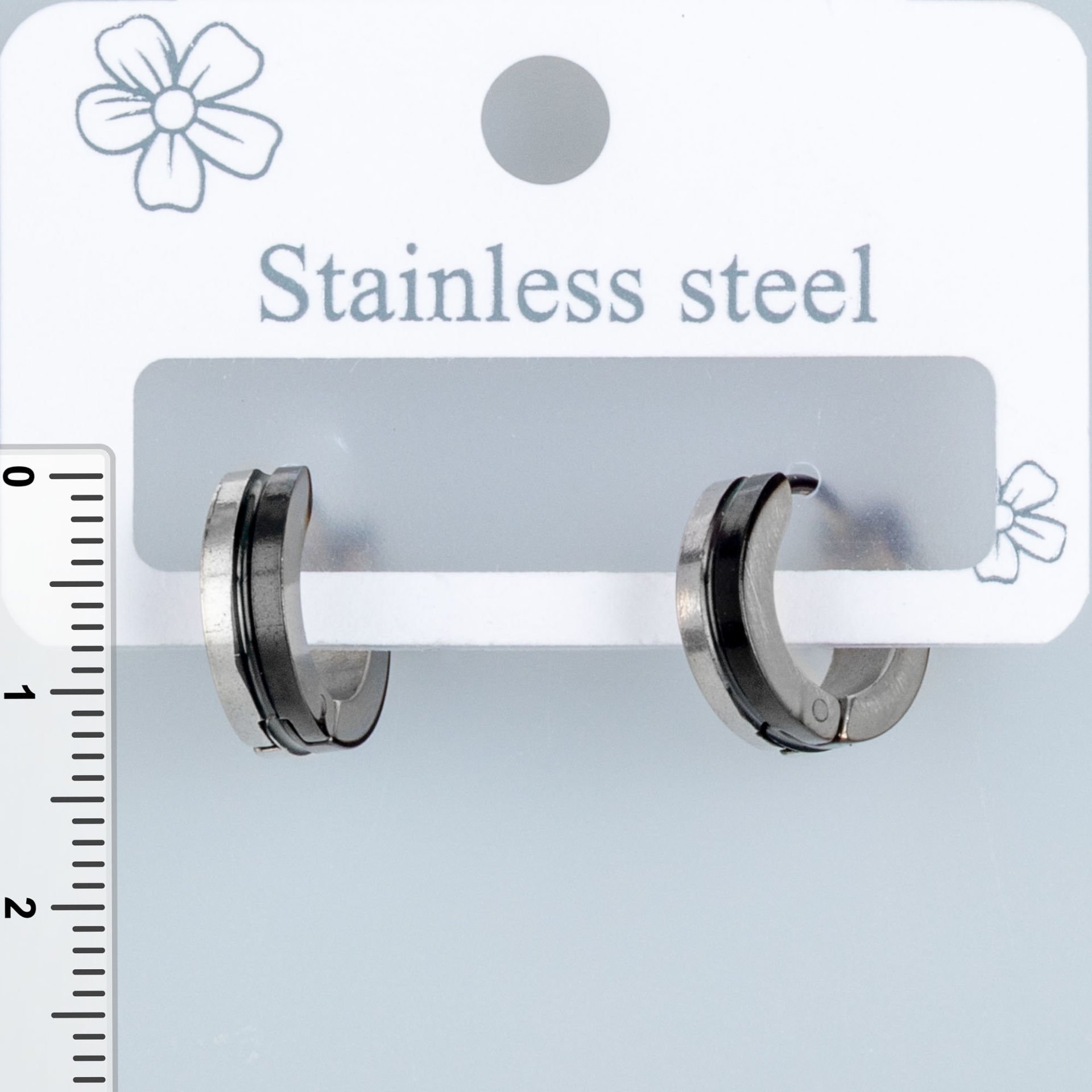 Steel Earrings - Pair