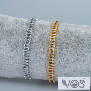 Vos Jewelry 14K Taşlı Zincir Bileklik
