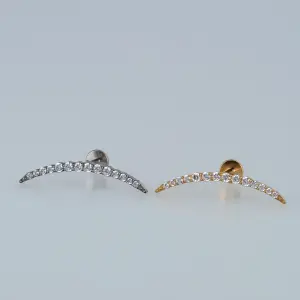 Toptan G23 Titanyum Çoklu Kavisli Piercing