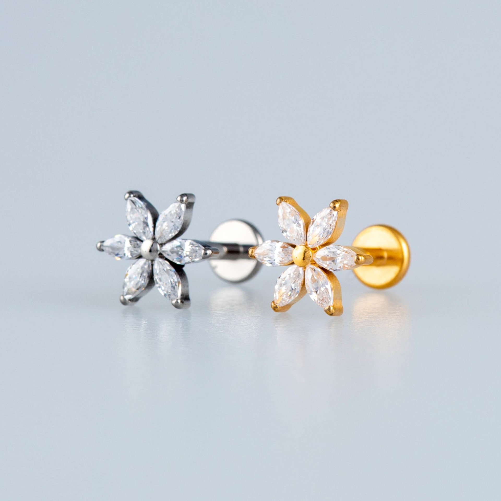 Piercing Titanyum Tragus Çiçek