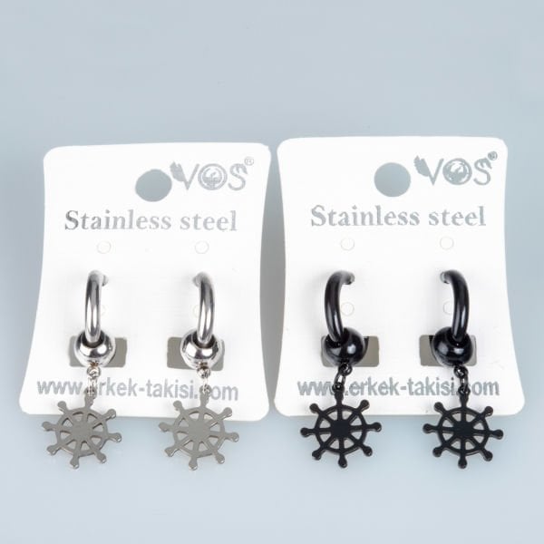 Steel Earrings - Pair