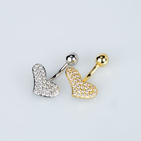 Piercing Göbek Kalp