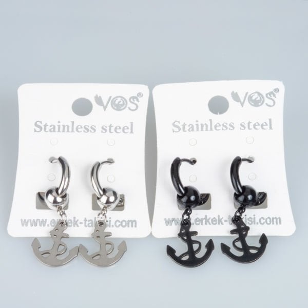 Steel Earrings - Pair