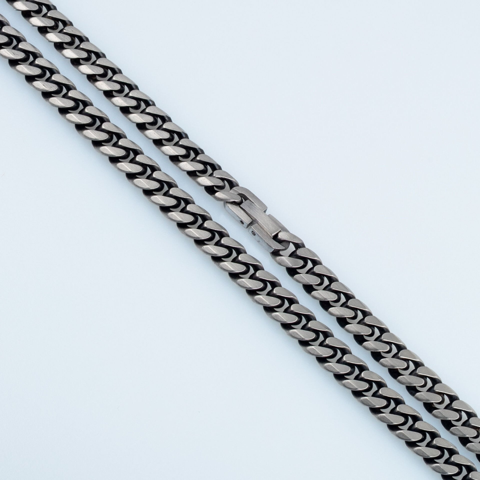 Çelik Zincir Kolye Kalınlık 8mm Antrasit Renk