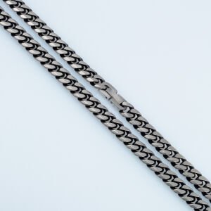 Çelik Zincir Kolye Kalınlık 8mm Antrasit Renk