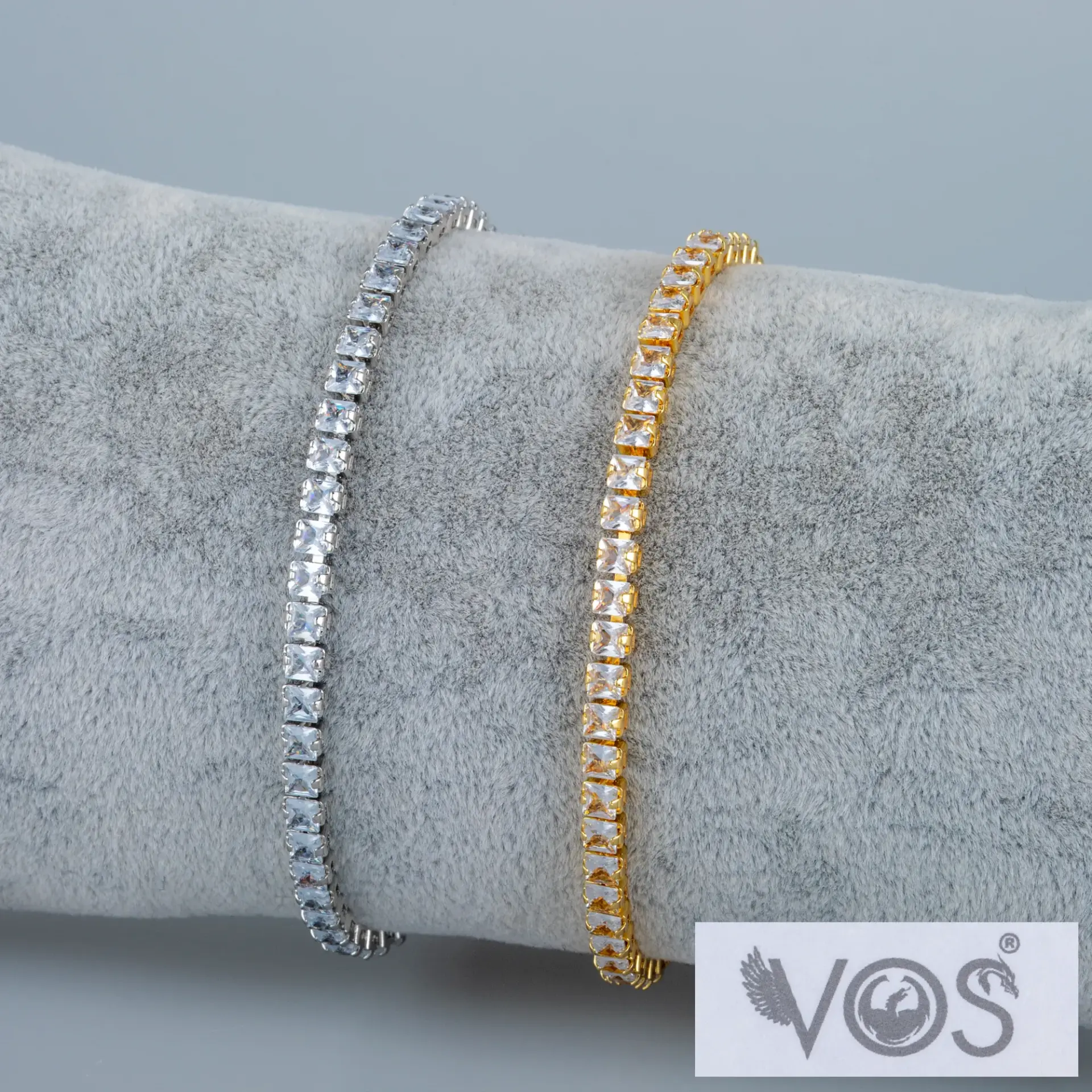 Vos Jewelry 14K Taşlı Zincir Bileklik