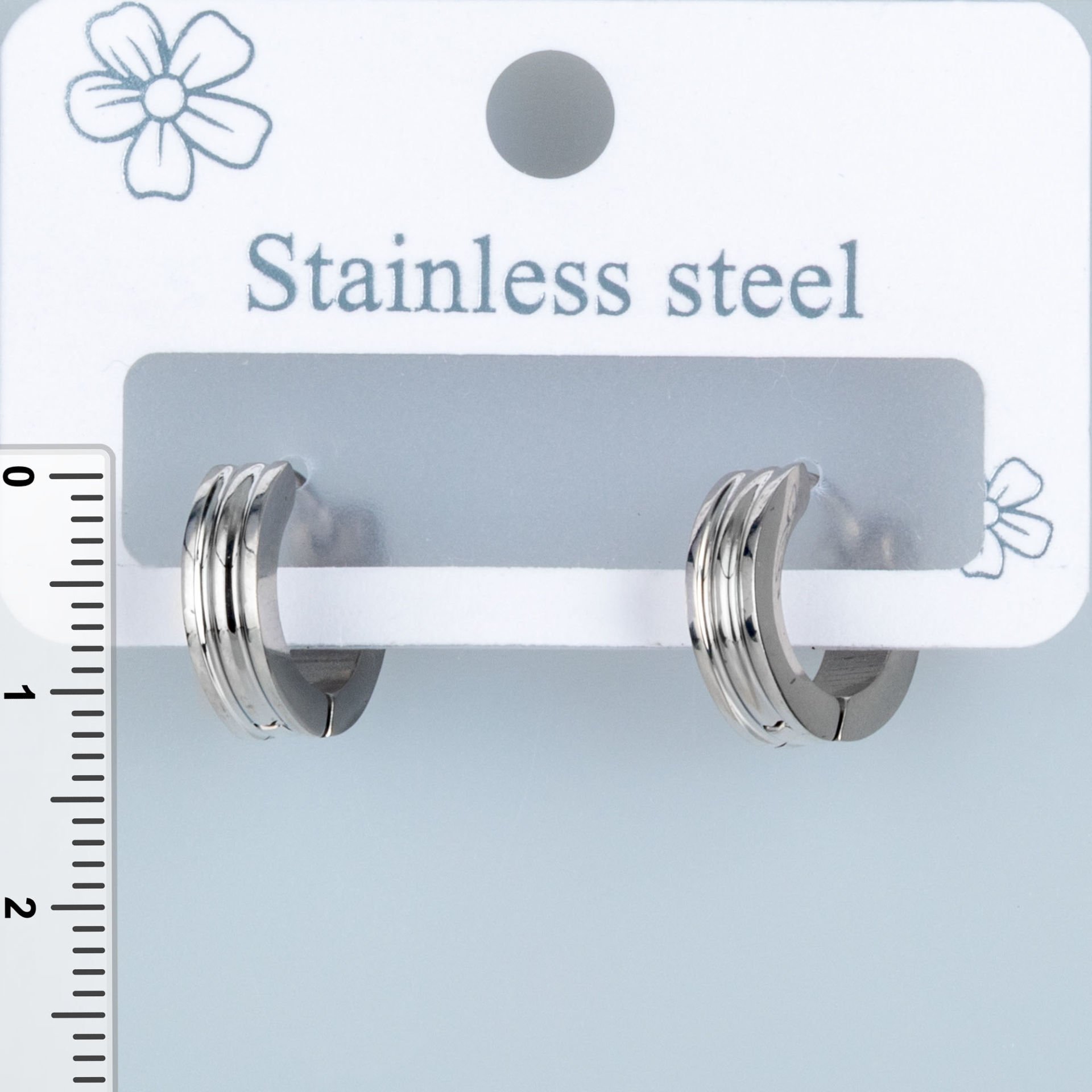 Steel Earrings - Pair