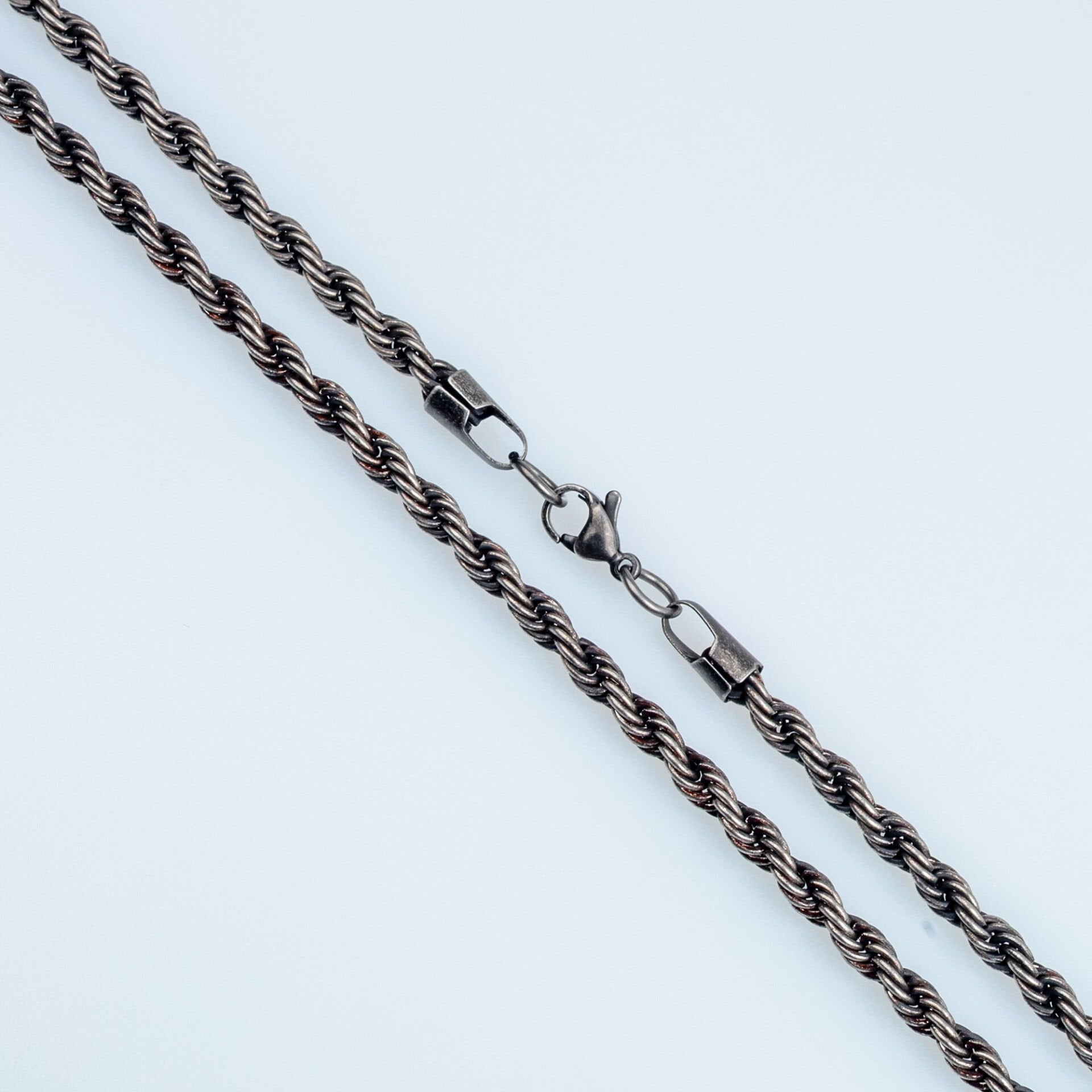 Çelik Zincir Kolye Kalınlık 5mm Antrasit Renk