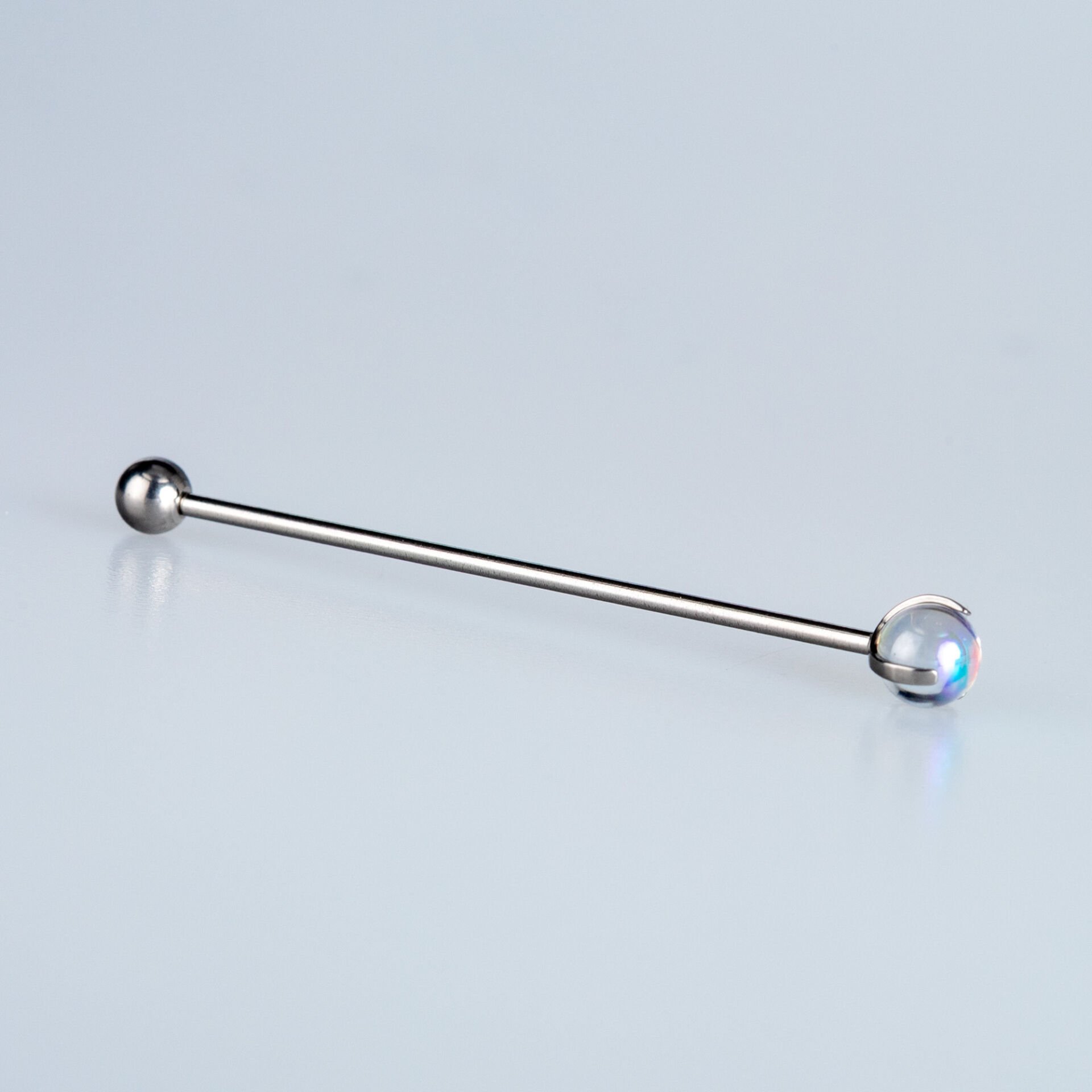 Piercing Titanyum Köprü 1.2mm Bar 40mm