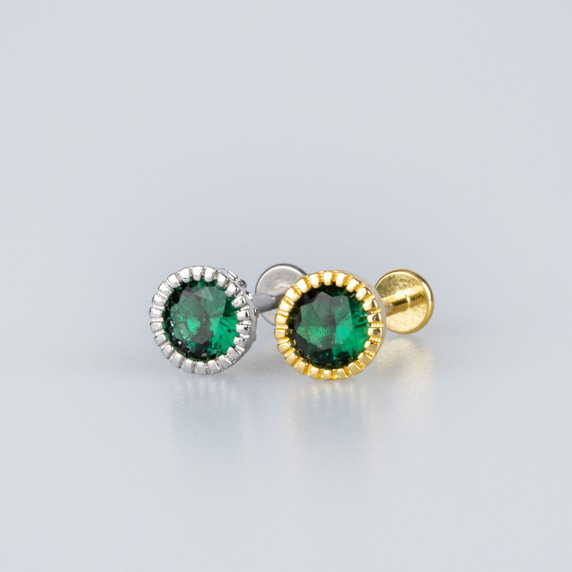 Piercing Tragus 6mm Yuvarlak Taş