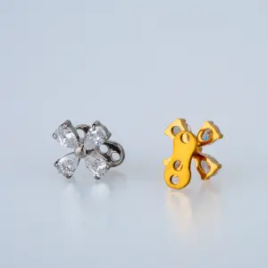 Piercing Titanyum Dermal Değirmen Sarı