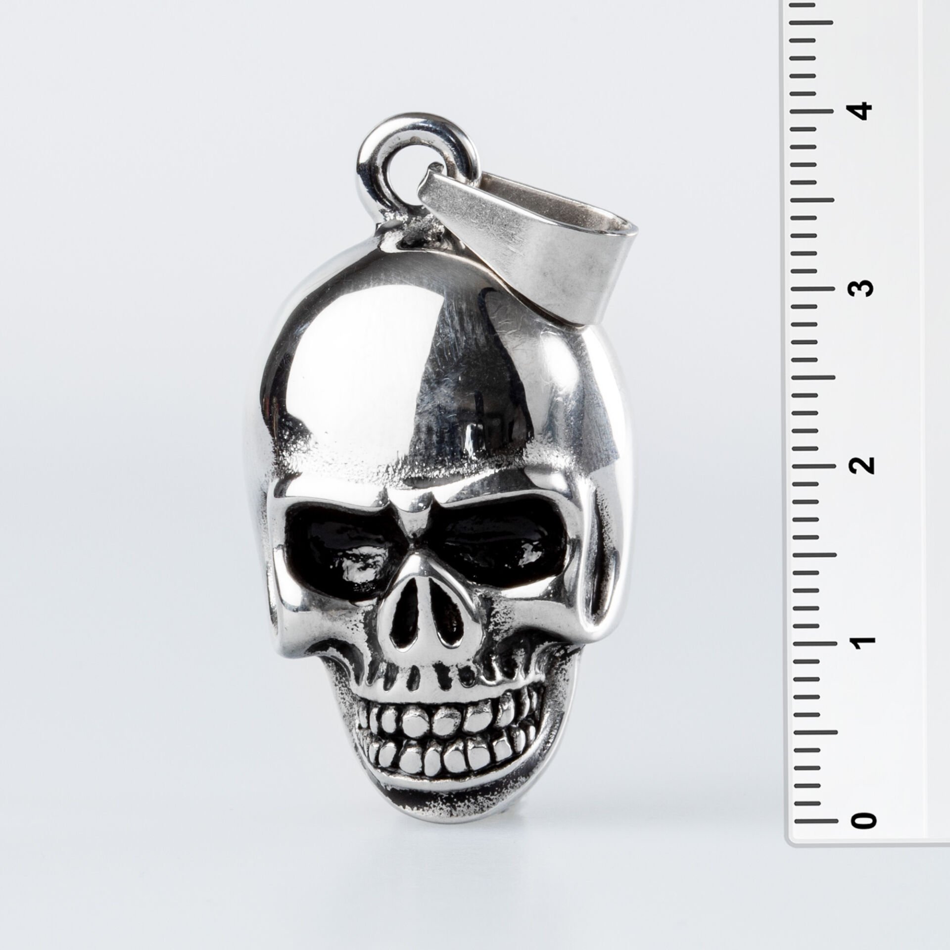 Steel Rap Skull Pendant