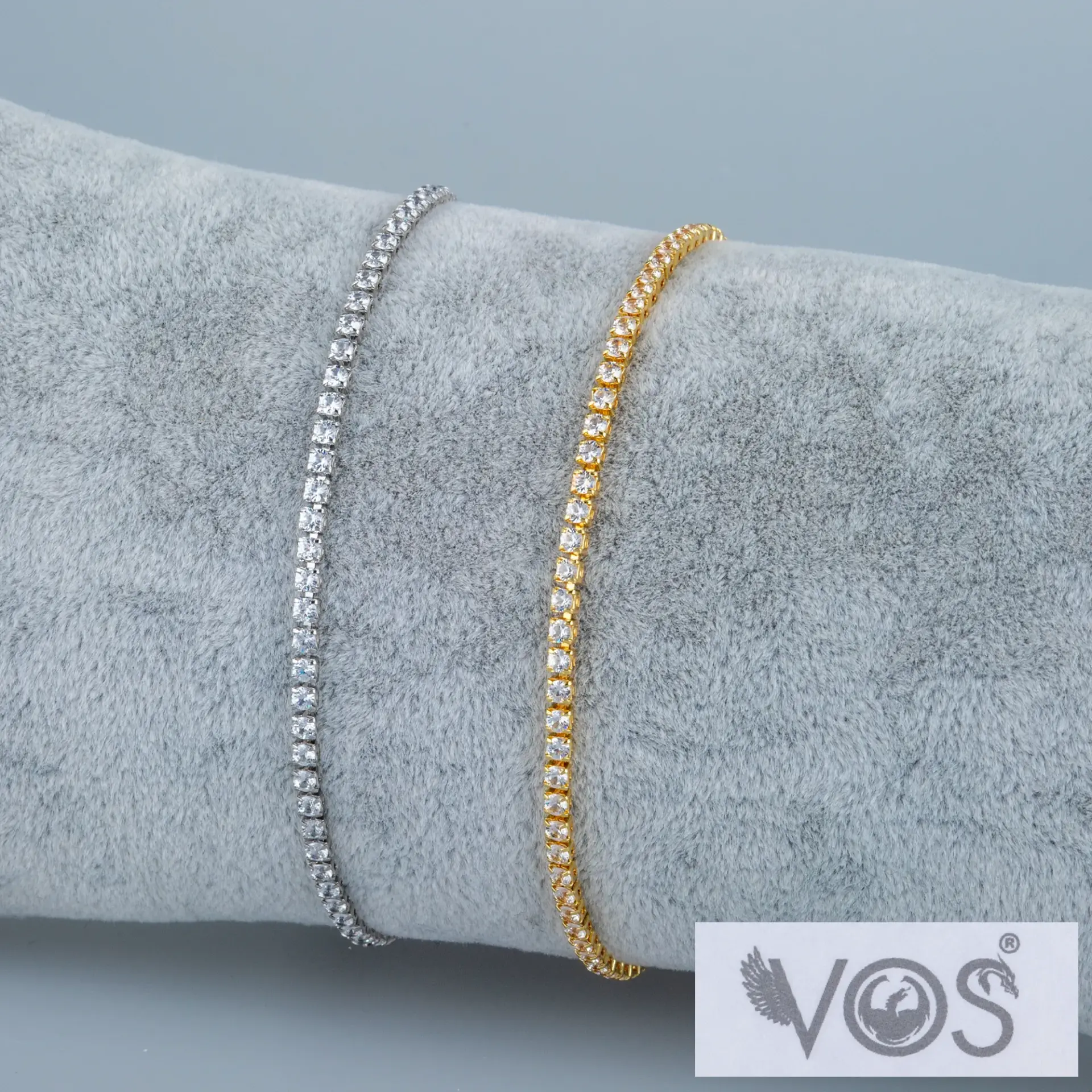 Vos Jewelry 14K Taşlı Zincir Bileklik