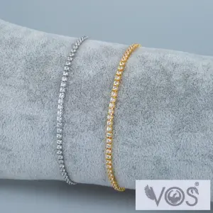 Vos Jewelry 14K Taşlı Zincir Bileklik