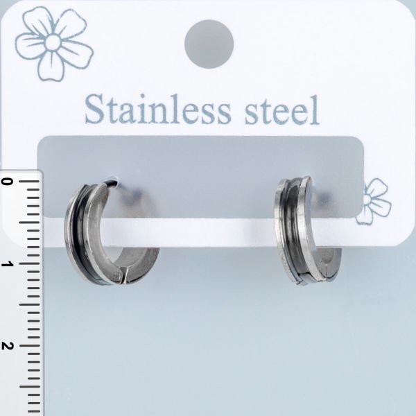 Steel Earrings - Pair