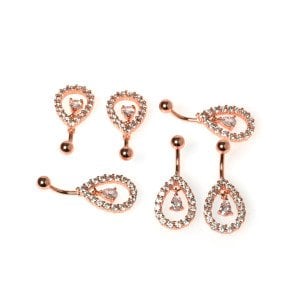 Piercing Göbek Taşlı