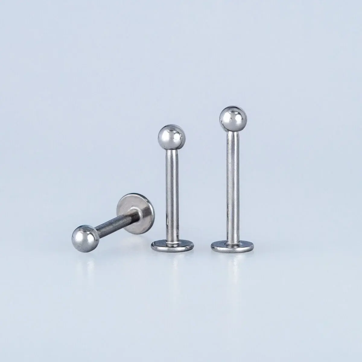Toptan 316L Çelik İlk Delim Labret Piercing 2.5mm Top