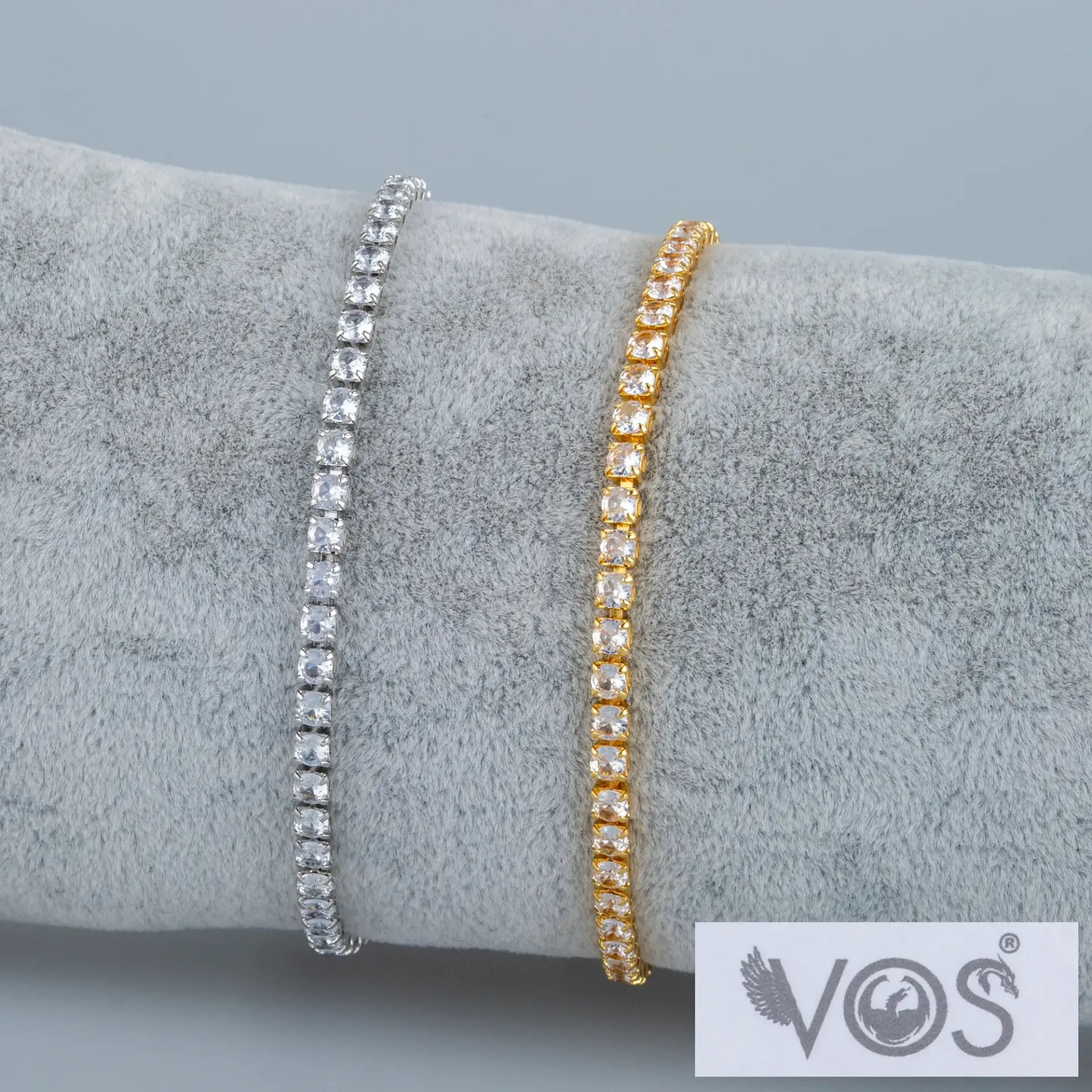 Vos Jewelry 14K Taşlı Zincir Bileklik