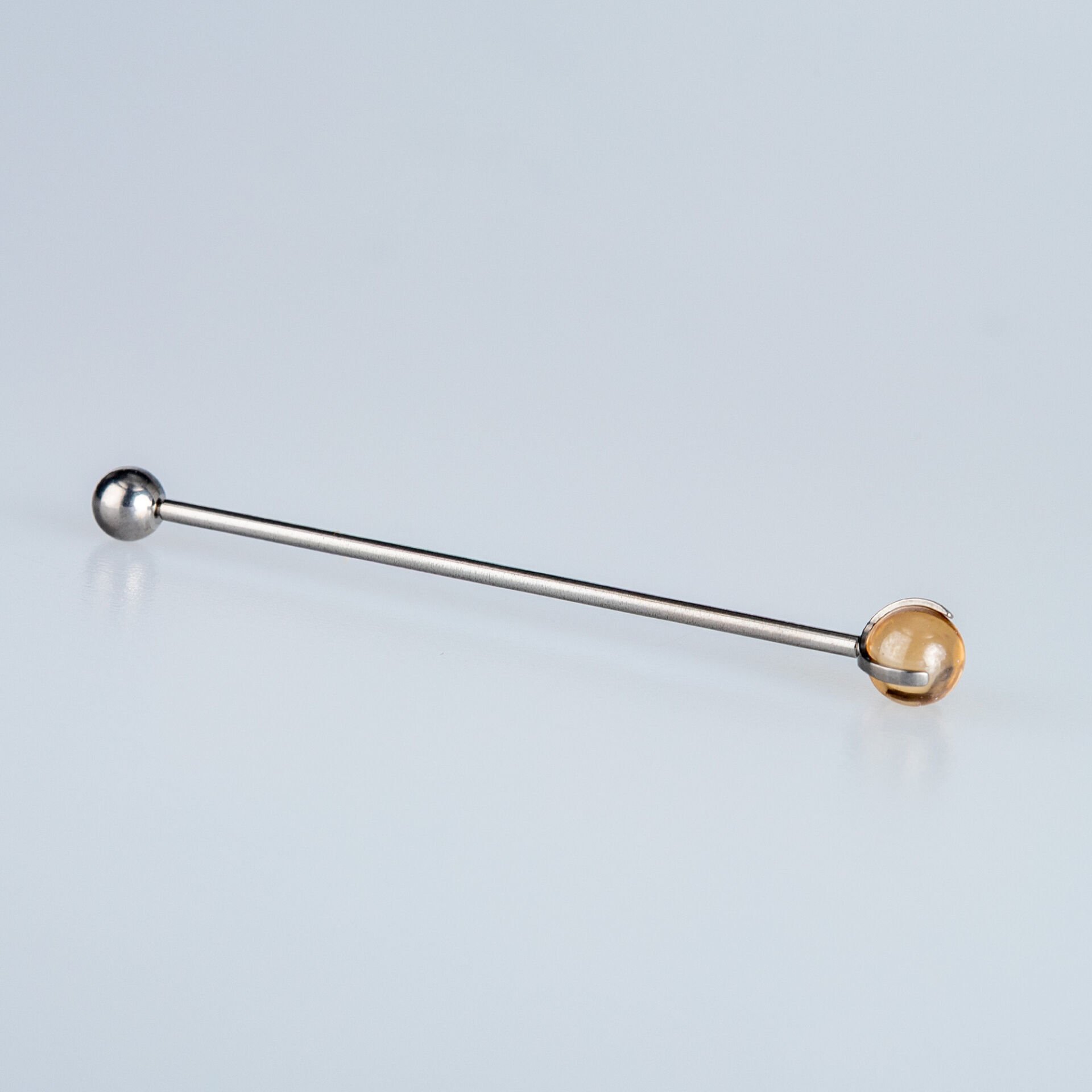 Piercing Titanyum Köprü 1.2mm Bar 40mm