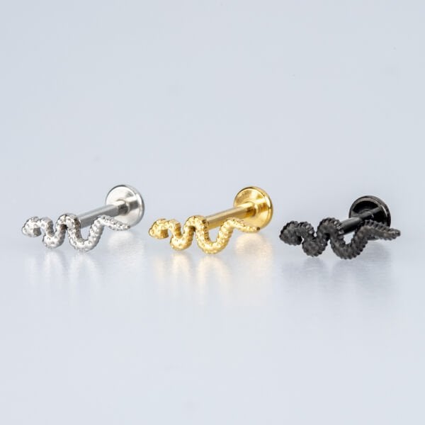 Piercing Çelik Tragus Yılan
