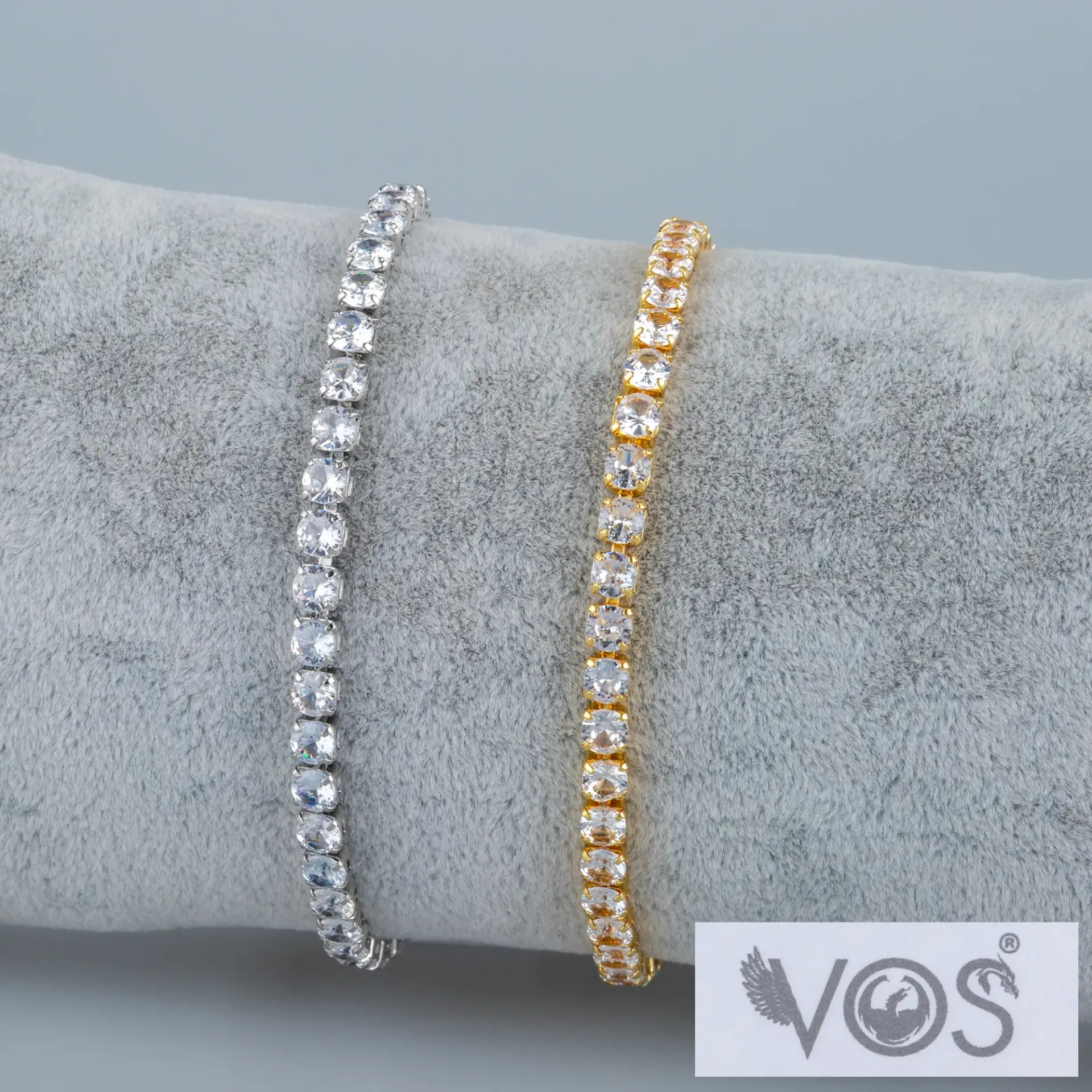 Vos Jewelry 14K Taşlı Zincir Bileklik
