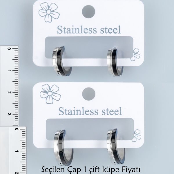 Steel Earrings - Pair