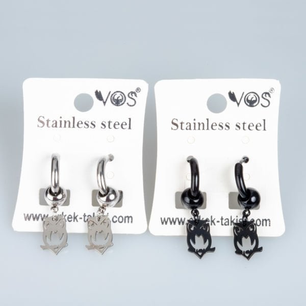 Steel Earrings - Pair