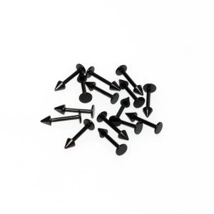 Toptan 316L Çelik Piercing Labret 3mm Spike