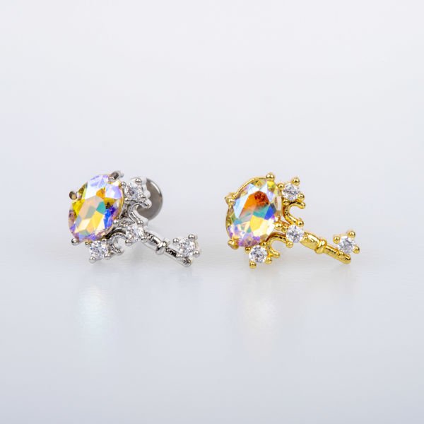 Piercing Tragus Renkli Anahtar